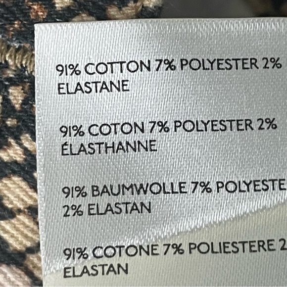 FREE PEOPLE NEW TWO FACED SNAKESKIN SKINNY RAW HEM JEANS 27 - Picture 12 of 13